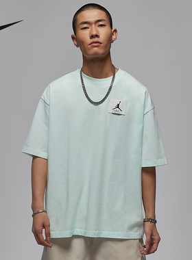 Nike耐克Jordan男子运动休闲圆领纯色时尚透气篮球短袖T恤DZ0605