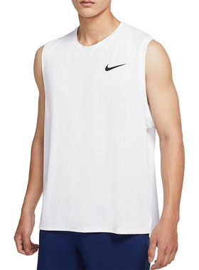 25春季新款Nike耐克男子简约休闲百搭运动透气无袖T恤背心CZ1185