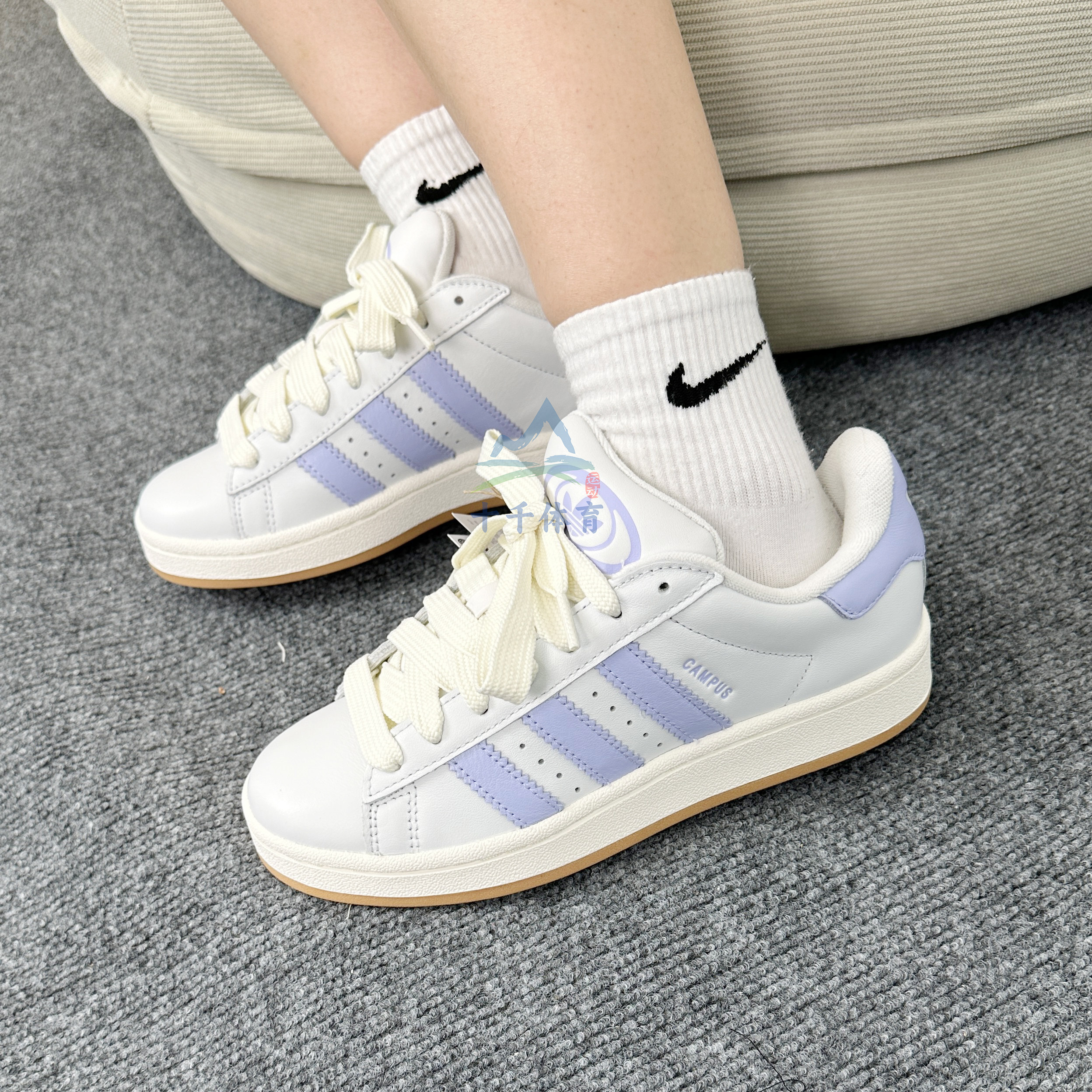 adidas阿迪达斯三叶草系列女2025新款贝壳头潮流运动休闲鞋JQ7768