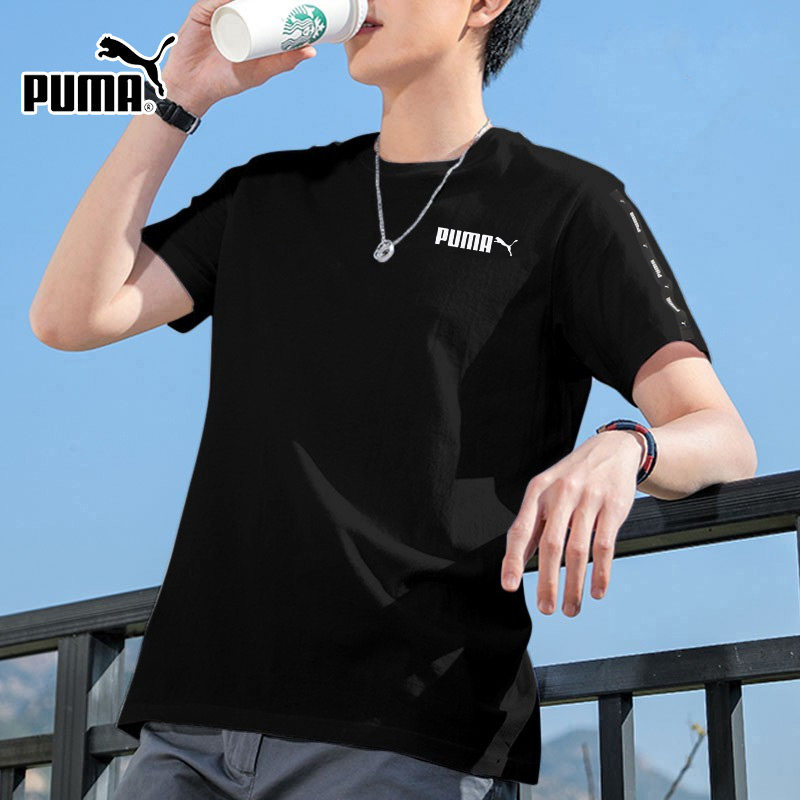 PUMA彪马短袖男装2025夏季新款透气半袖运动服串标T恤692484