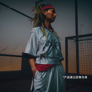 上衣图案针织半袖 NIKE耐克女子复古球衣风短袖 II1939 新款 25秋季