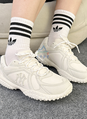 25冬季新款MLB德训鞋男女NY复古低帮薄底鞋运动休闲鞋3ASXT015N