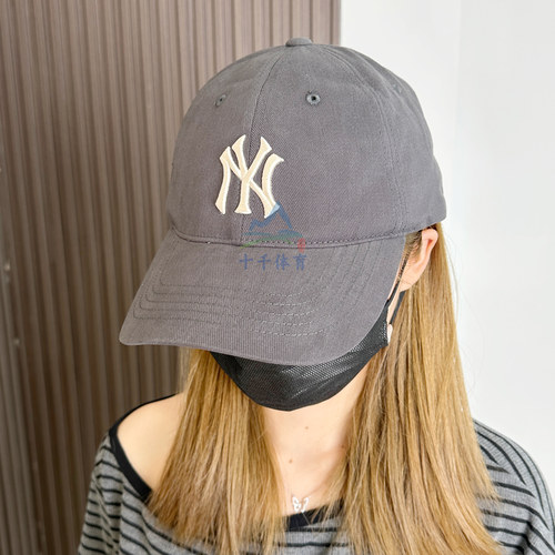 MLB棒球帽NY大标刺绣硬顶鸭舌帽