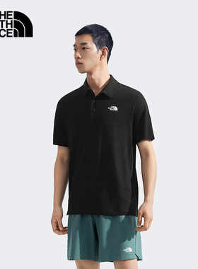 TheNorthFace北面男户外新款Misty美利奴羊毛休闲短袖Polo衫|8BYK