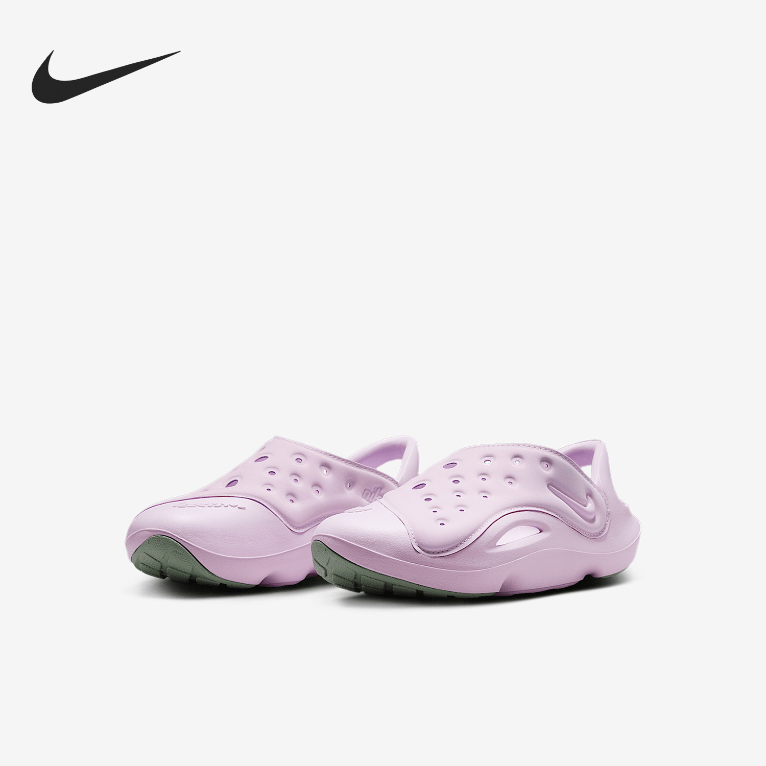 Nike耐克大童洞洞鞋支撑抓地凉鞋
