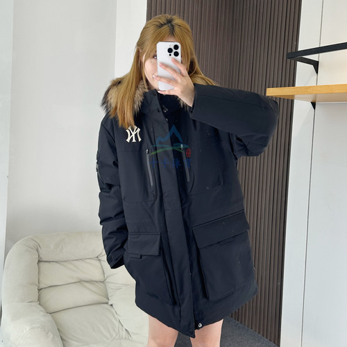 MLB羽绒服男女NY工装鹅绒外套