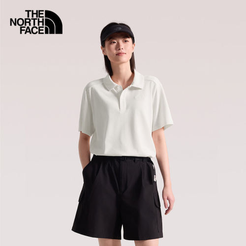 北面户外休闲透气短袖POLO衫男女