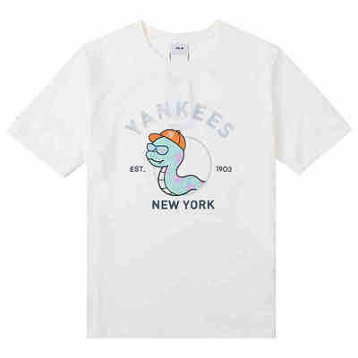 MLB儿童蛇年元素萌趣圆领短袖T恤