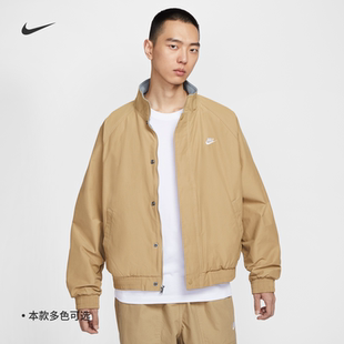 Nike耐克25秋冬男子摇粒绒里料棉服外套梭织宽松休闲夹克FZ0657