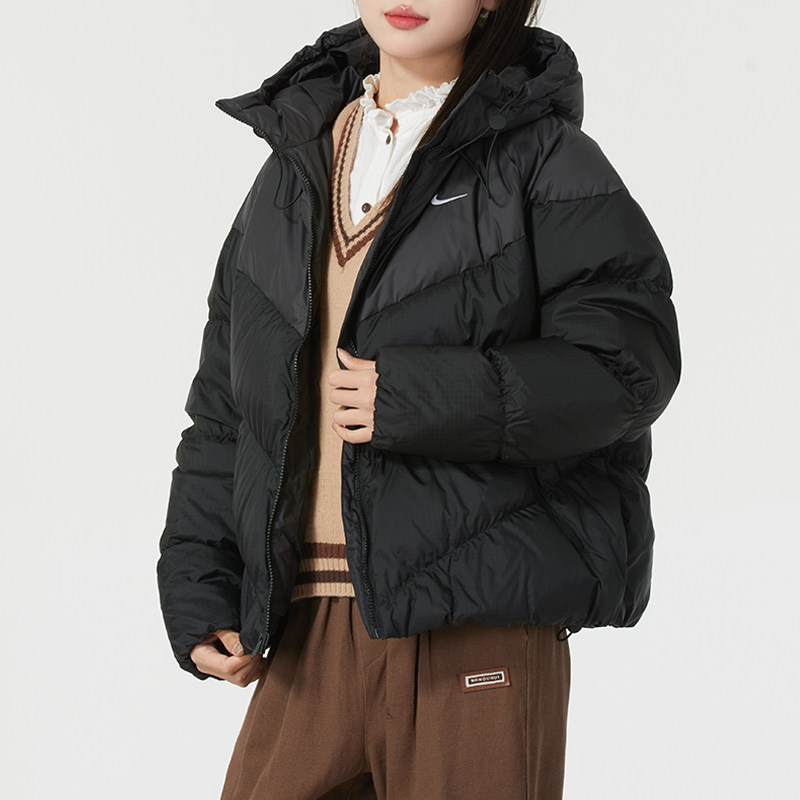24新款Nike耐克羽绒服女子WINDPUFFER暖风羽防风防泼水夹克HF7871
