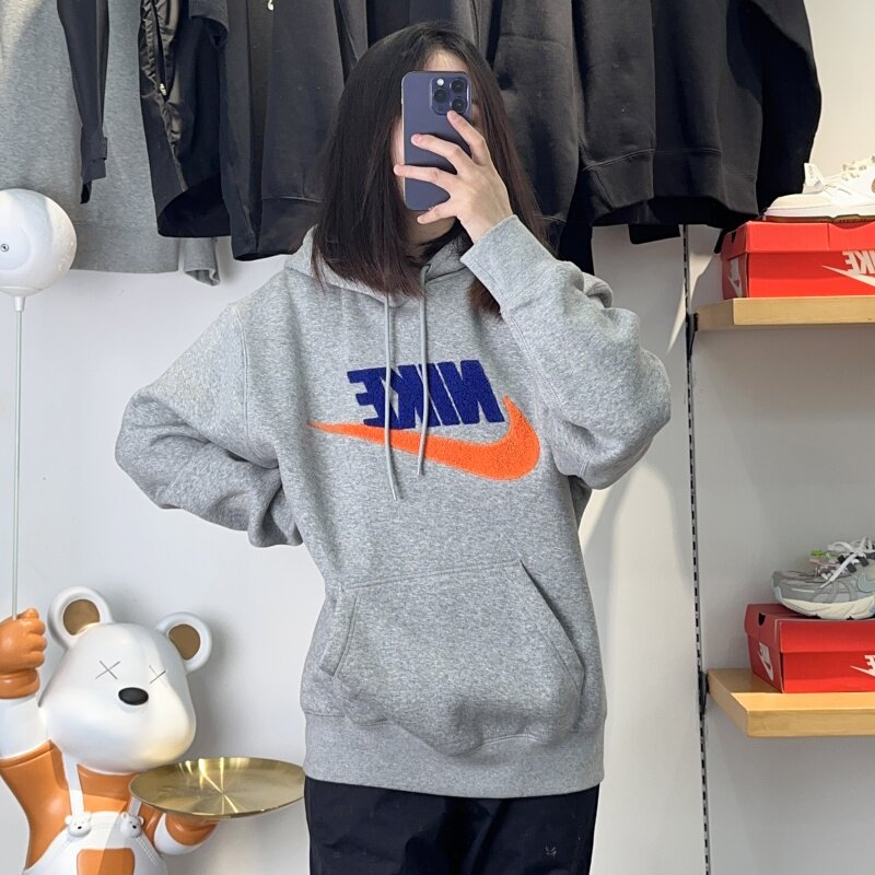 Nike耐克男子加绒套头连帽卫衣