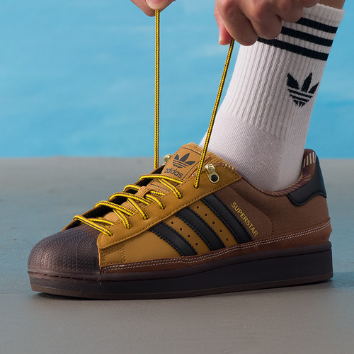 阿迪达斯三叶草贝壳头板鞋运动鞋