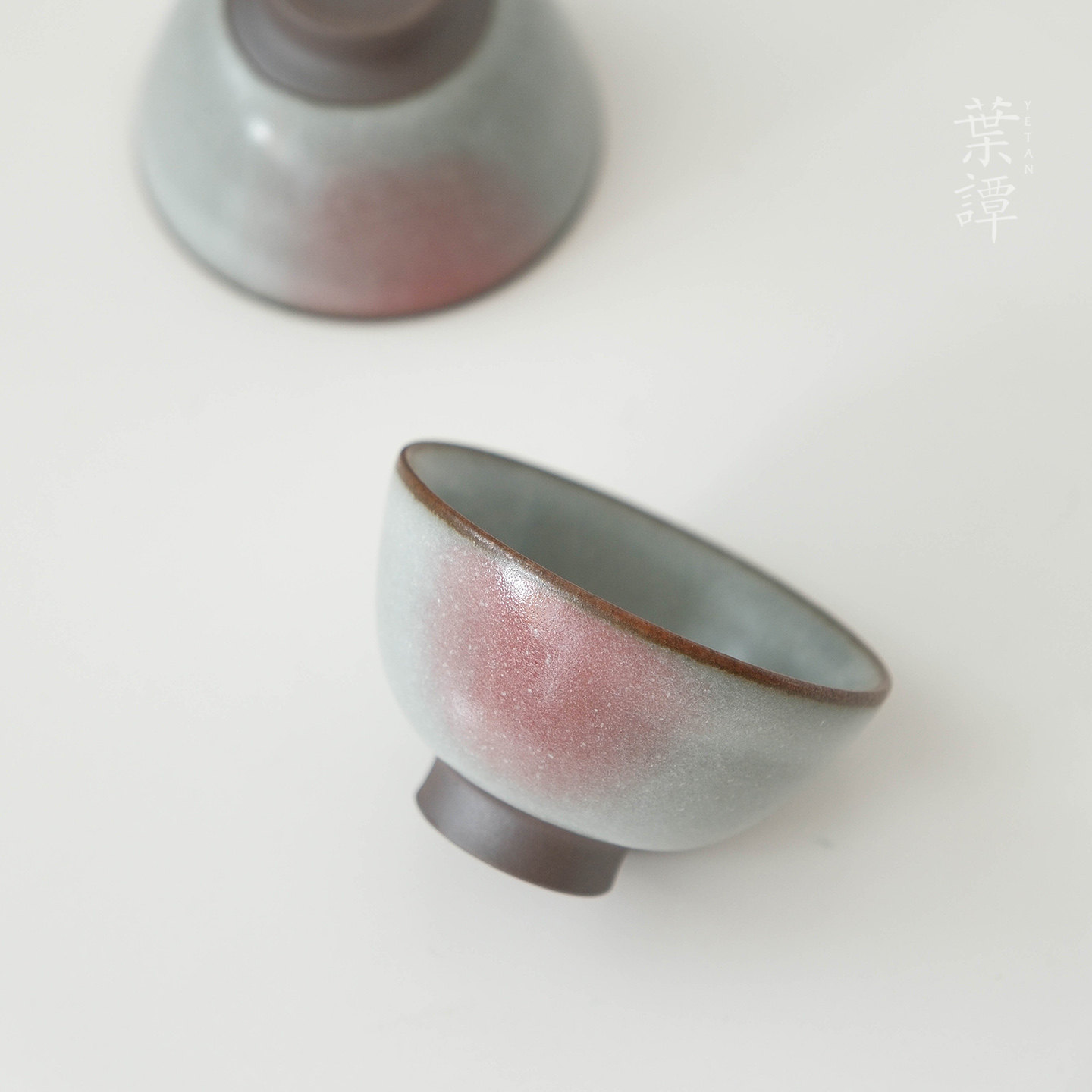 叶谭 桃山房珍珠子玉系列 合杯 然杯 全手作个人杯主人杯茶杯品杯
