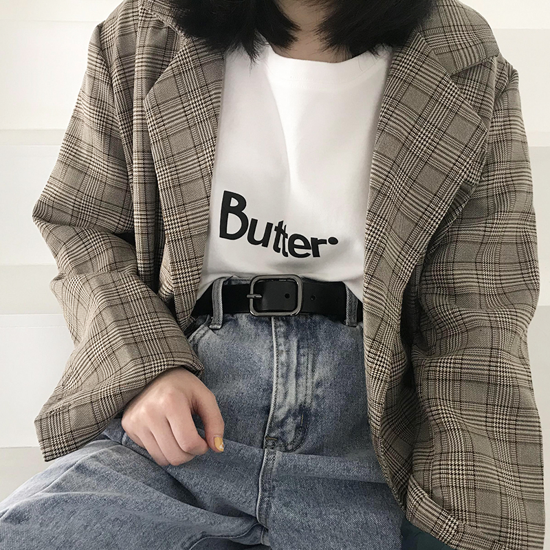 女士皮带黑色合金百搭黑色百搭