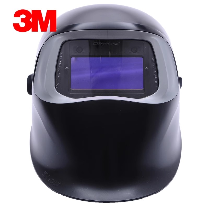3M100V电焊面罩自动变光防辐射防紫外线焊接防护氩弧焊气保焊帽