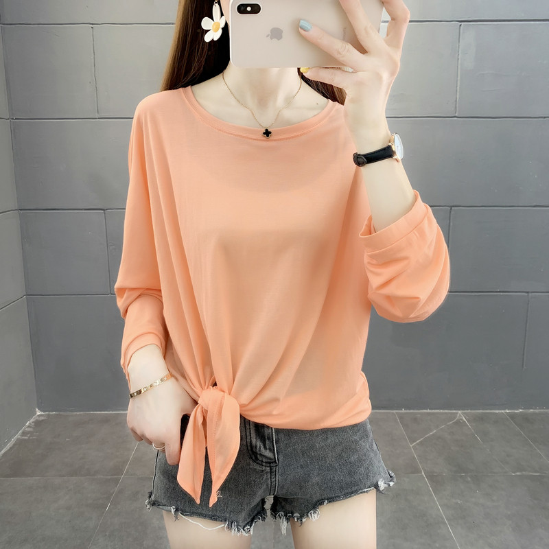 运动上衣女宽松显瘦透气健身服长袖T恤瑜伽服跑步大码罩衫性感新