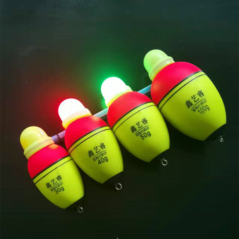 EVA泡沫鱼漂双色夜光漂抛竿船
