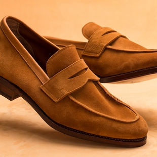 Meermin114414_E 西班牙名鞋 男士经典固特异手工Penny乐福皮鞋