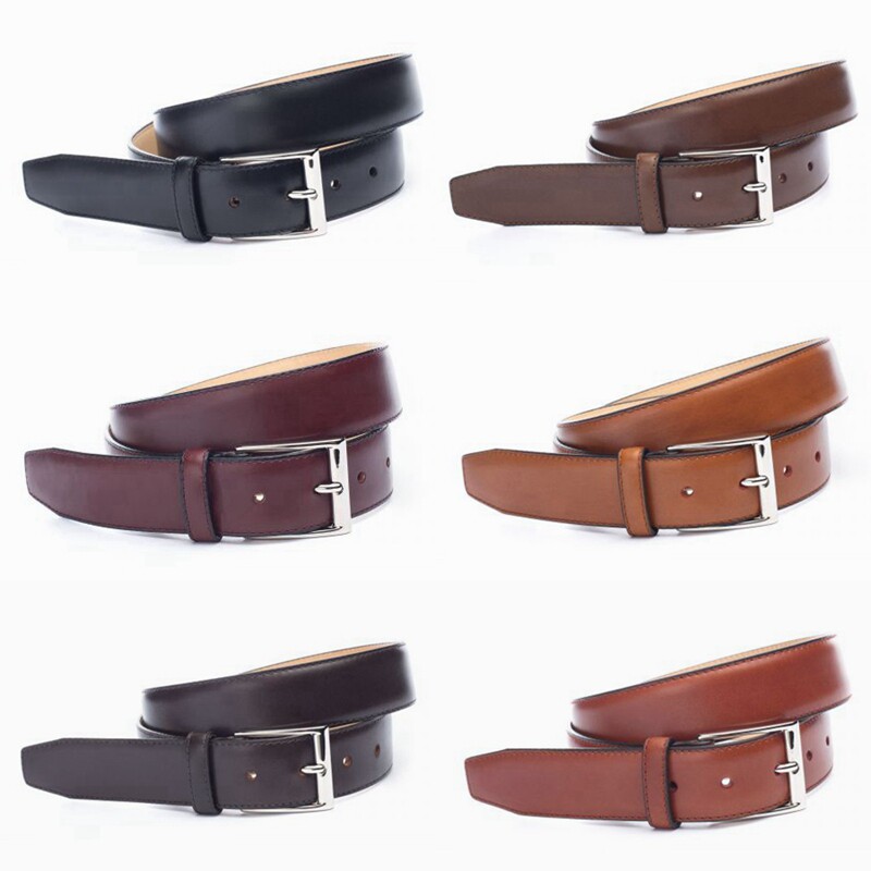MEERMIN 西班牙名品 高档男士正装休闲牛皮皮带腰带 3.5厘米宽