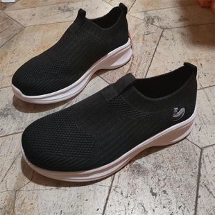 实体店女鞋2025夏款一脚蹬懒人女款轻便软底透气网鞋多尔康23901