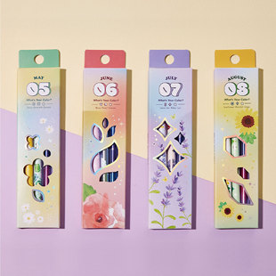 韩国慕那美Monami12星座套装中性水彩荧光笔学习慕娜美P3000限量