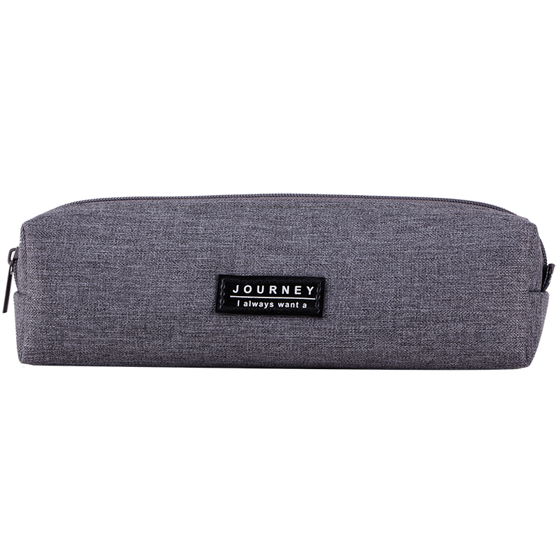 得力66683笔袋男女铅笔盒小学生文具袋方形大容量铅笔袋儿童文具