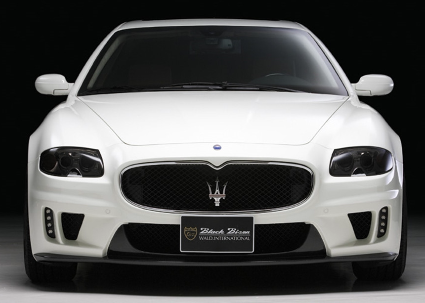 04-12玛莎拉蒂总裁大包围 玛莎总裁改装wald包围前杠后杠侧裙尾嘴