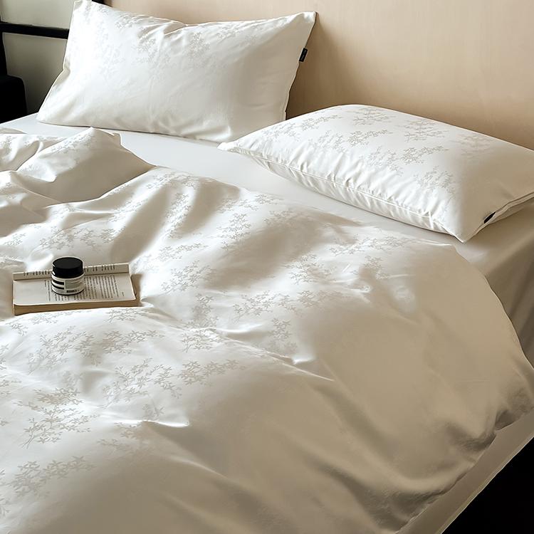 四件套100支全棉纯棉简约轻奢