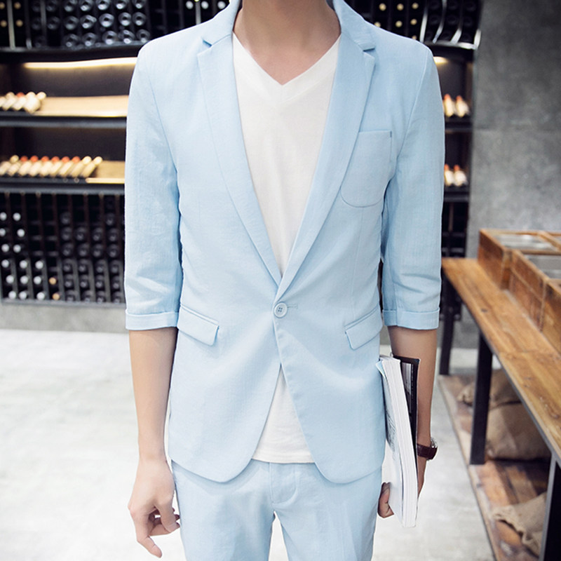 Costume homme en chanvre pour été - Ref 1555209 Image 5