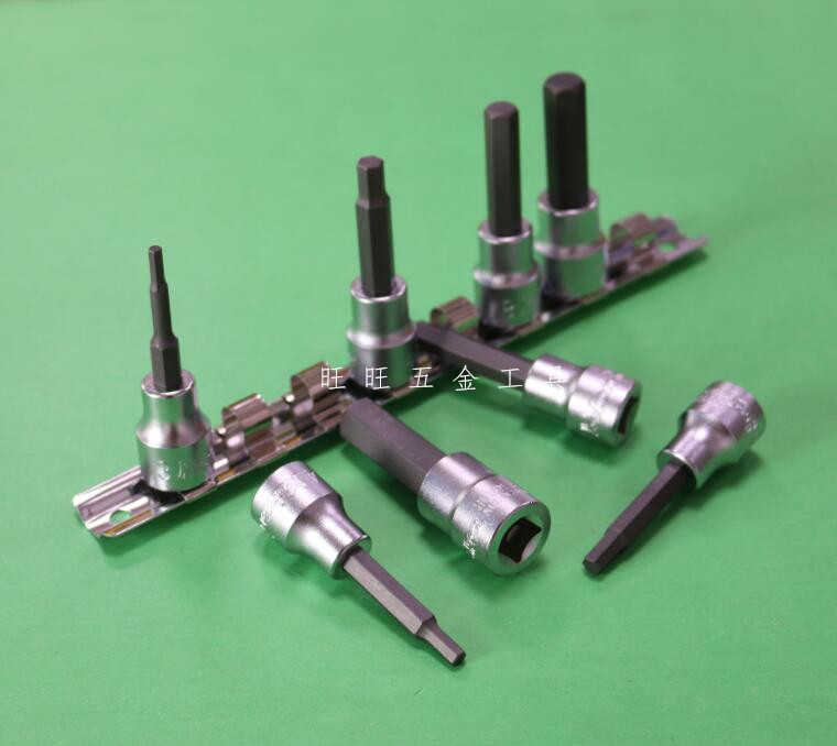 进口日本KOKEN工具 3/8方 3-12mm 8件组套 内六角套筒旋具头