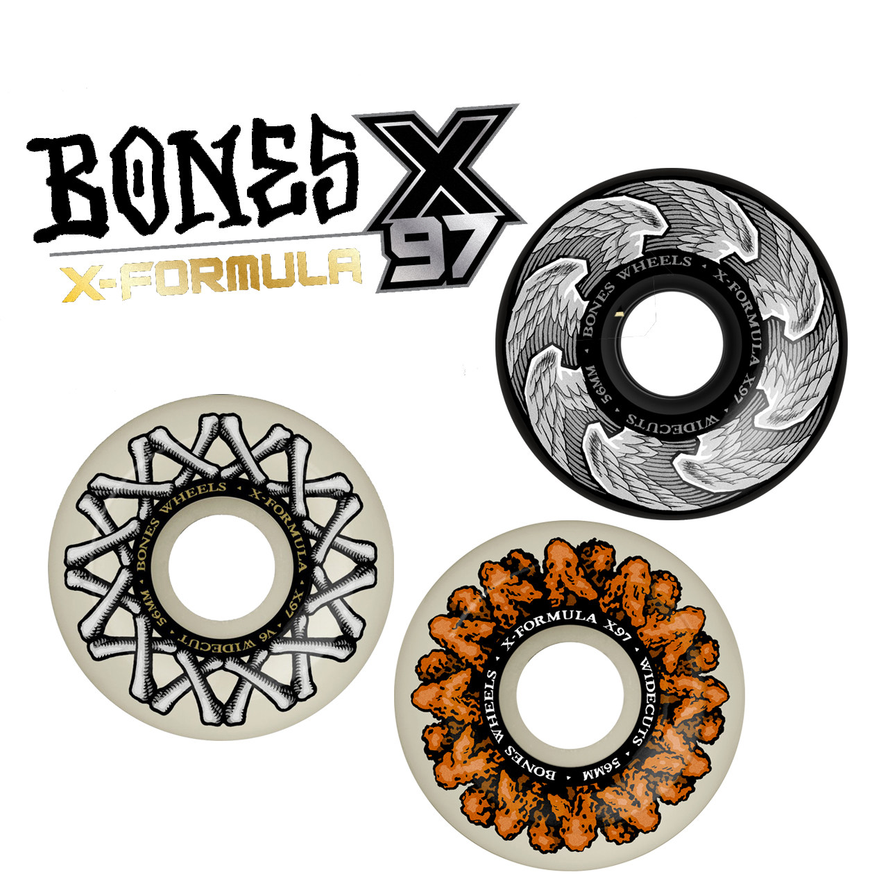 BONES X-Formula 97A 美产进口正品高端高弹大牌滑板轮全能轮HSOC