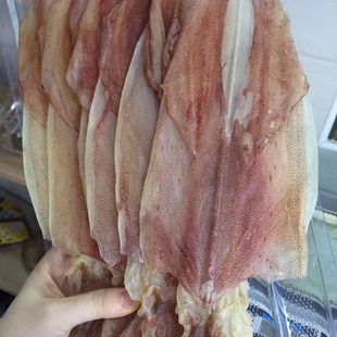 汕头南澳岛本港特产干货野生手钓宅鱿干鱿鱼干淡干1斤约6-8个包邮