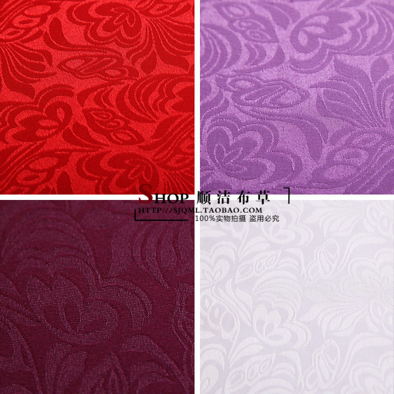 餐布欧式餐厅西圆餐艺饭店酒店大形圆桌桌台布桌布布白红紫色