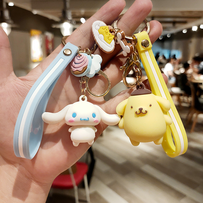 卡通美乐蒂库鲁米玉桂狗kt钥匙扣