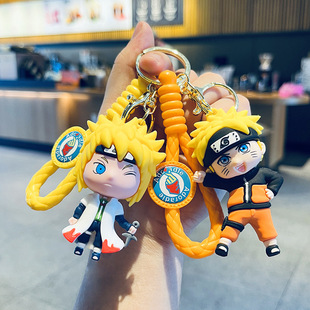 卡通火影忍者公仔可爱玩偶汽车背包挂件小礼品配饰摆件钥匙扣