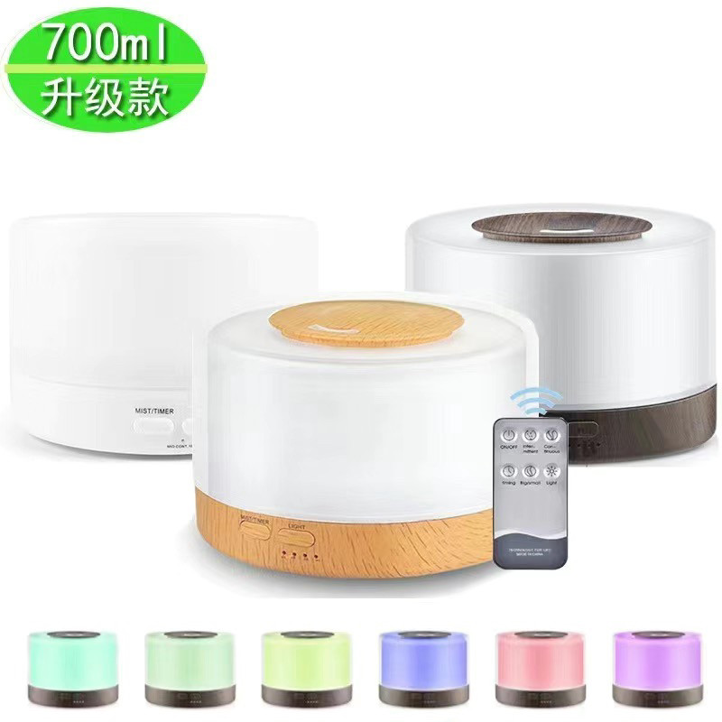 木纹香薰机香薰灯精油灯香薰精油加湿器助眠家用卧室日式自动小型