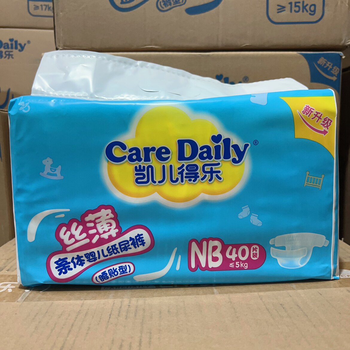 凯儿得乐丝薄纸尿裤nb s m l xl纸尿裤新日期