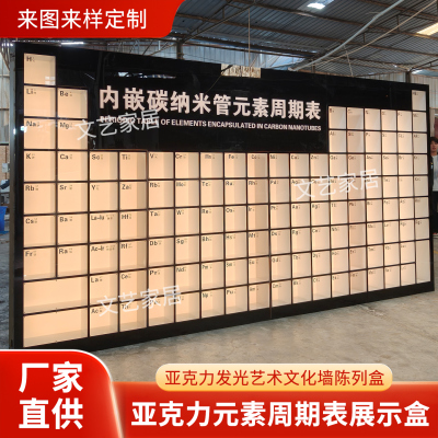 亚克力实物化学元素周期表模型