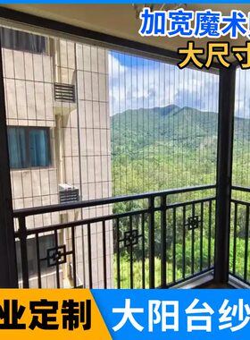 大阳台专用大尺寸纱窗防蚊防虫
