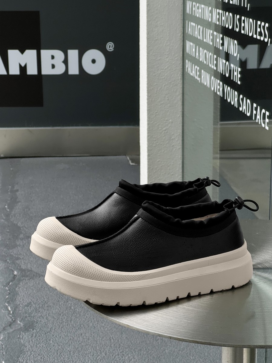 ONE-FOOTED SLIP-ON VELVET THICKENED LEATHER SNOW BOOTS FOR MEN AND WOMEN WINTER COUPLES HEIGHTENED THICK-SOLED COTTON SHOES AND WARM CASUAL SHOES