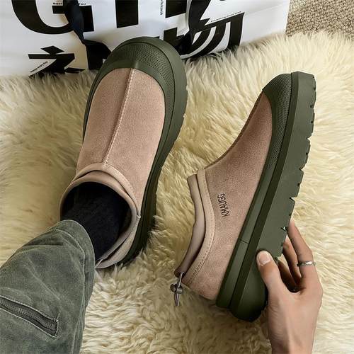 王一博同款雪地靴加绒加厚棉鞋