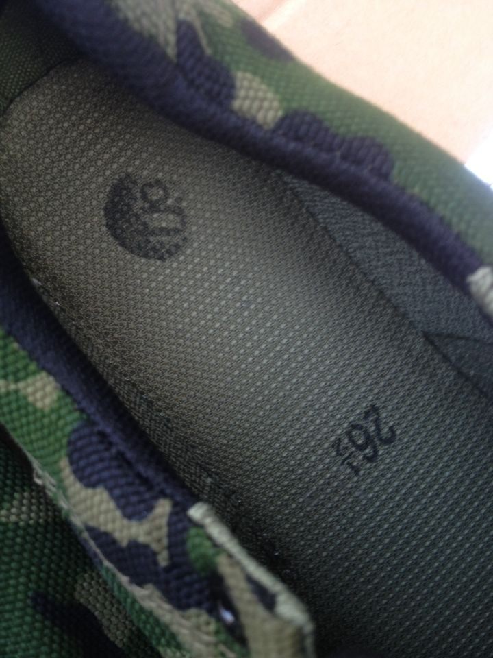 Bottes militaires en toile - porter - Ref 1399588 Image 4