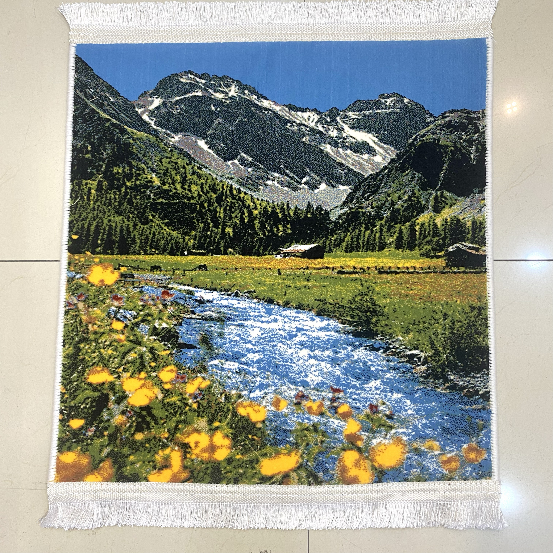 新疆挂毯沙漠森林胡杨林风景挂画餐厅酒店房间壁画走廊过道民族风
