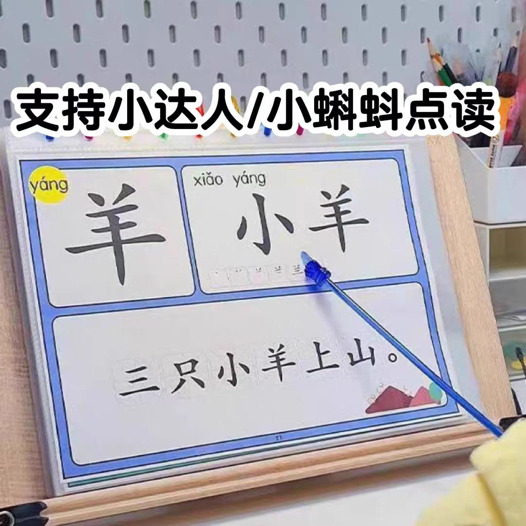 大字幼儿识字点读小达人小蝌蚪