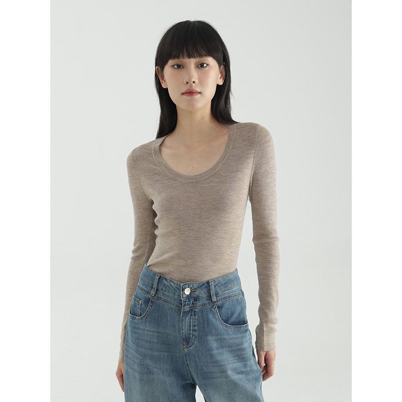 羊毛2025年秋季丝光常规款韩版