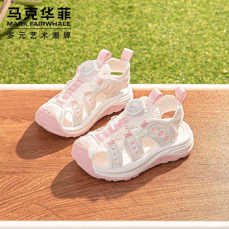 马克华菲女童凉鞋女款夏季新款鞋凉鞋