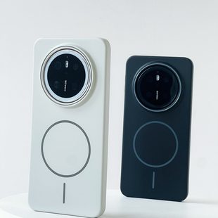 檬夏肤感磨砂磁吸适用vivoX200Pro oppoFind8X手机壳华为Mate60Pro简约磁吸无线充电硬壳荣耀magic7