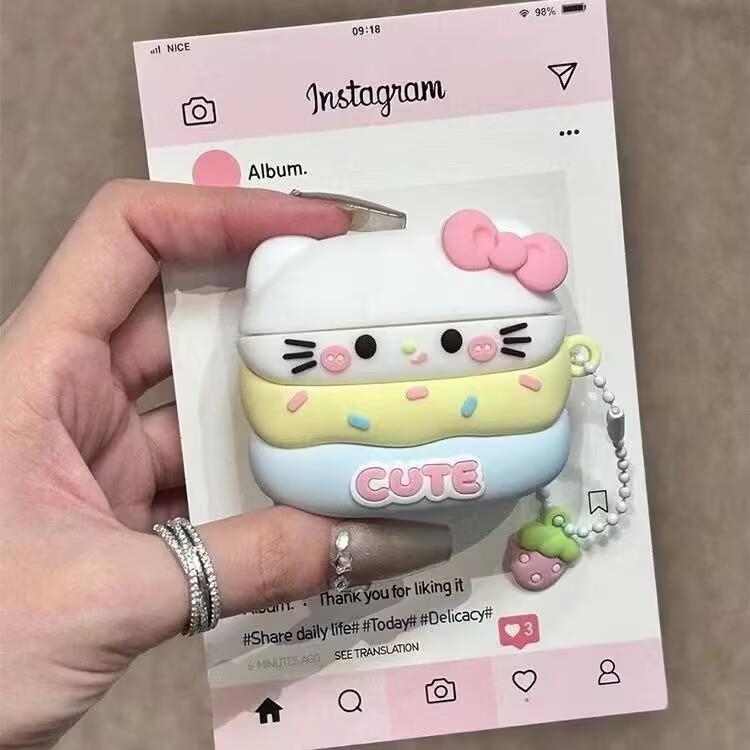 适用于华强北七代/Air7/Air4/Air6代适用五代三代七代六代二代1/2/3/4代Pro2五代KT蓝牙耳机保护套软壳