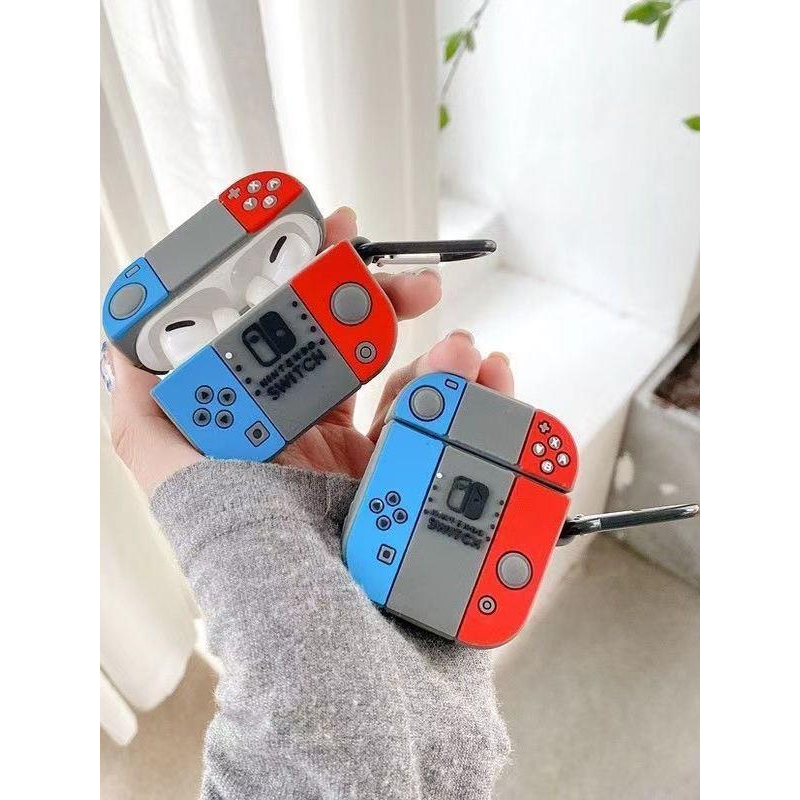 适用苹果AirPods Pro3代/2代创意保护壳airpods4蓝牙耳机套欧美简约个性日韩潮牌手柄游戏机小众立体男女款