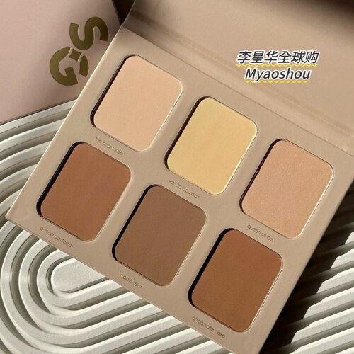 sheglam六色修容高光腮红